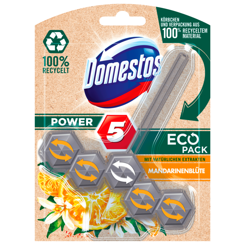 Domestos Power 5 Eco Pack Mandarinenblüte 55g